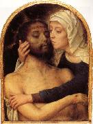 Gerard David The Virgin Embracing the Dead Christ Spain oil painting artist